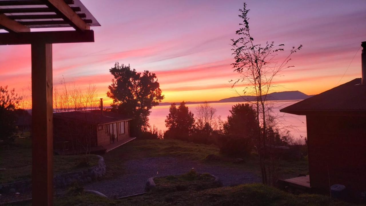 Cabanas Ayalen Con Vista Al Lago Pucon Bagian luar foto