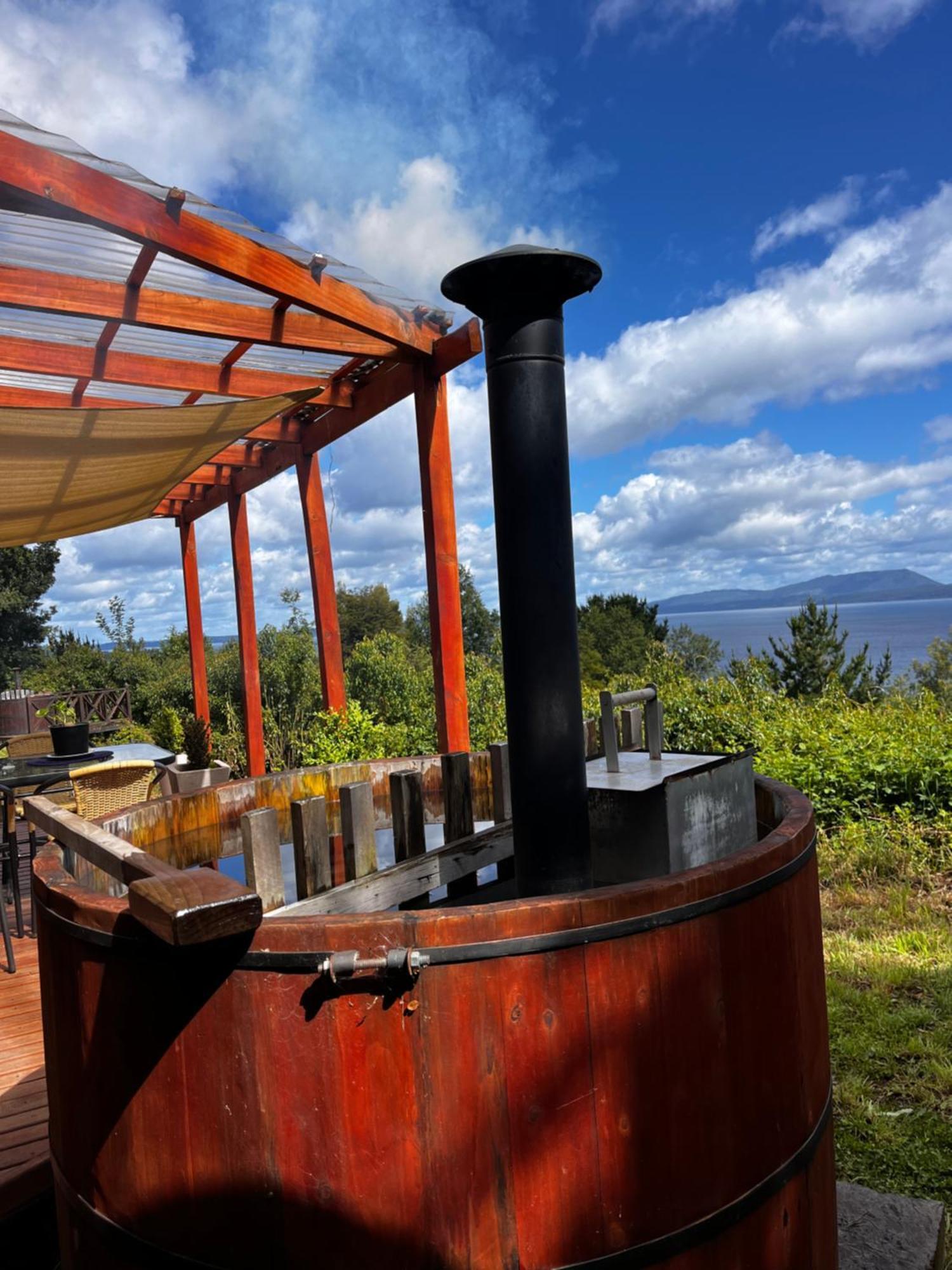 Cabanas Ayalen Con Vista Al Lago Pucon Ruang foto