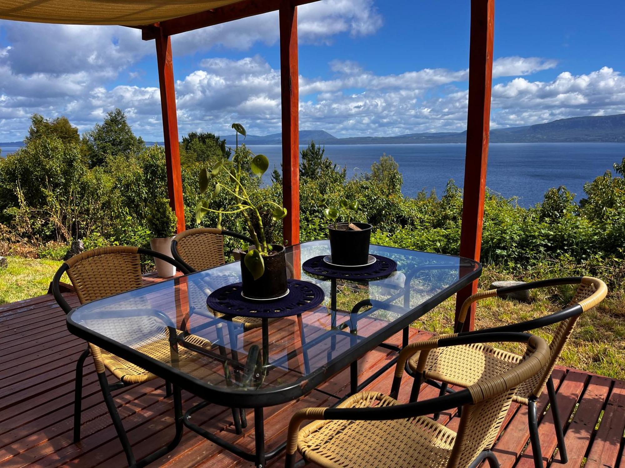 Cabanas Ayalen Con Vista Al Lago Pucon Ruang foto
