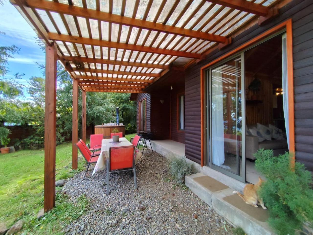 Cabanas Ayalen Con Vista Al Lago Pucon Ruang foto