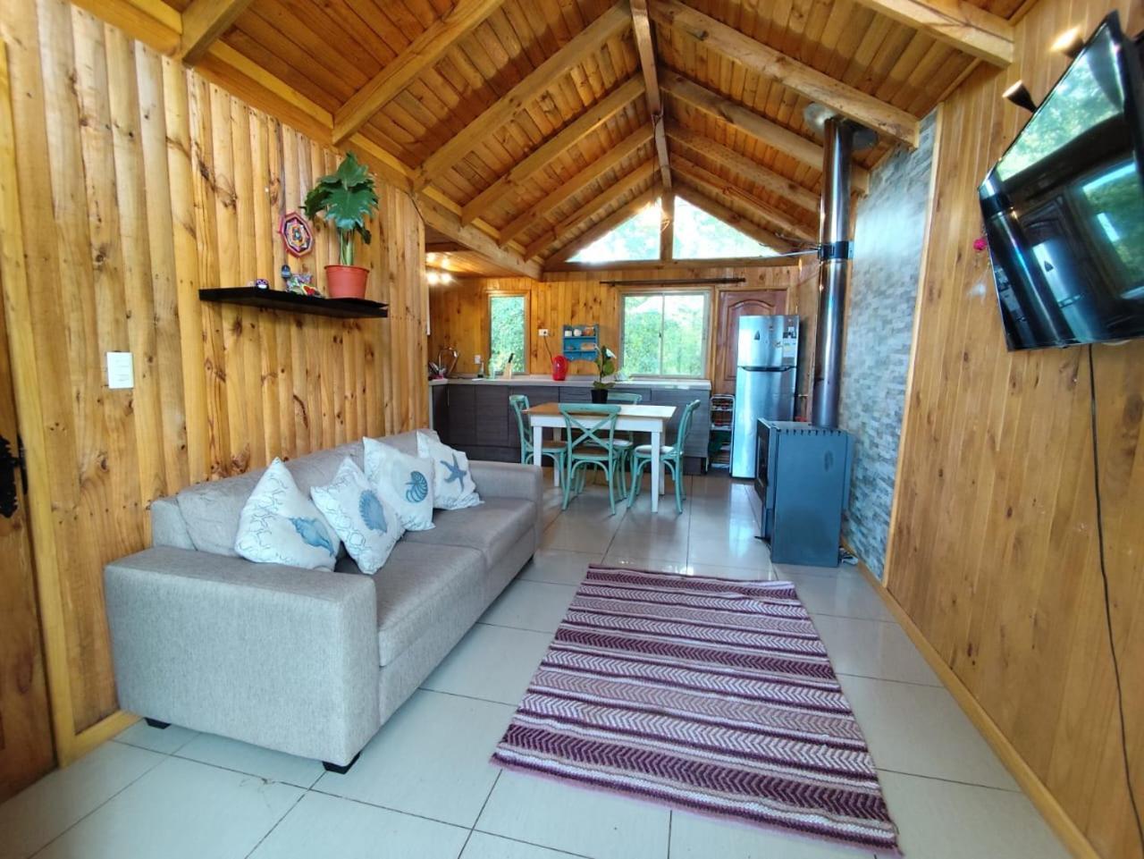 Cabanas Ayalen Con Vista Al Lago Pucon Bagian luar foto