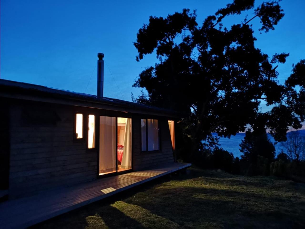 Cabanas Ayalen Con Vista Al Lago Pucon Bagian luar foto