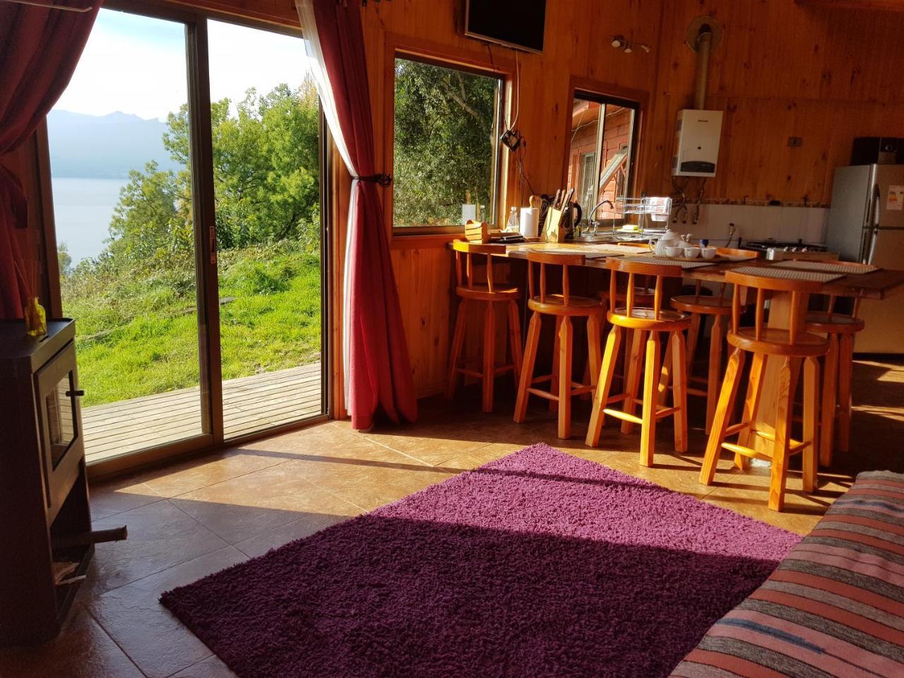 Cabanas Ayalen Con Vista Al Lago Pucon Bagian luar foto